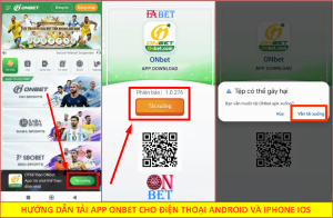 Tải app cho điện thoại Android và Iphone IOS